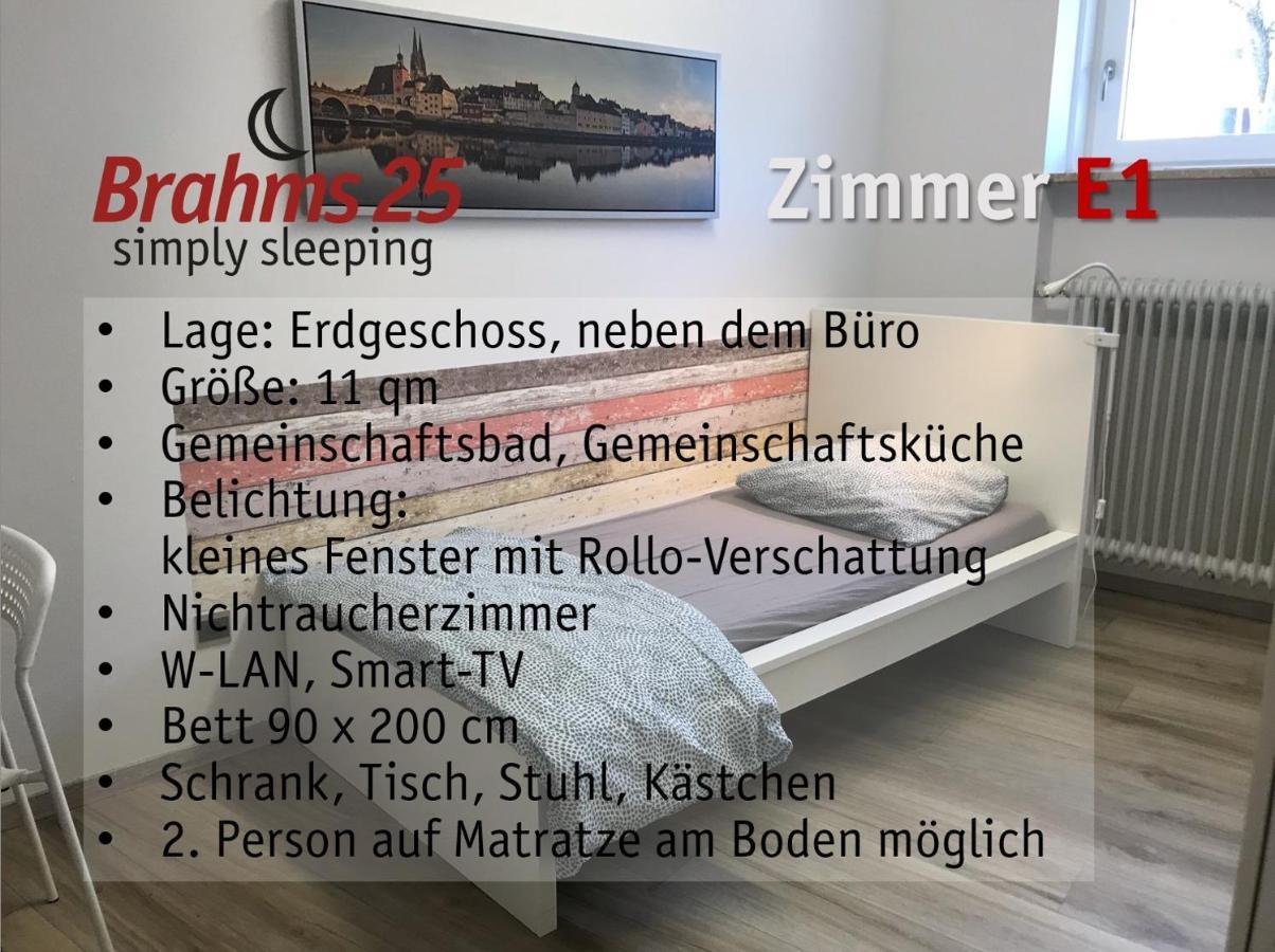 Brahms 25 Appartement Regensburg Buitenkant foto